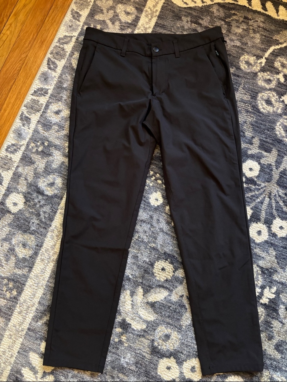 lululemon athletica Men's Black Slim Stretch Chinos